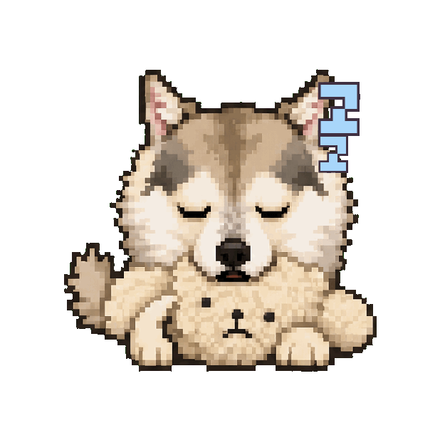Bailey sleepy sticker